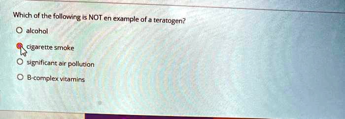 Teratogen examples osmosis use alcohol