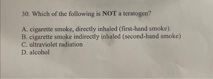 Which of the following is not a teratogen