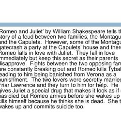 Romeo and juliet essay hook