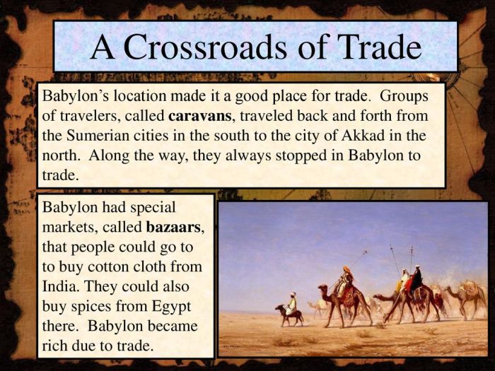 How could caravans passing through babylon be helped by astronomers