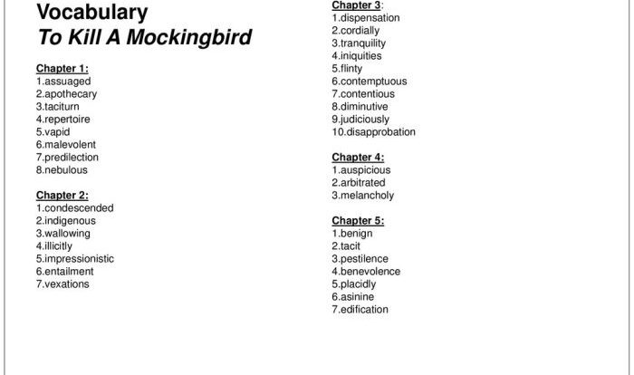 Indigenous definition to kill a mockingbird